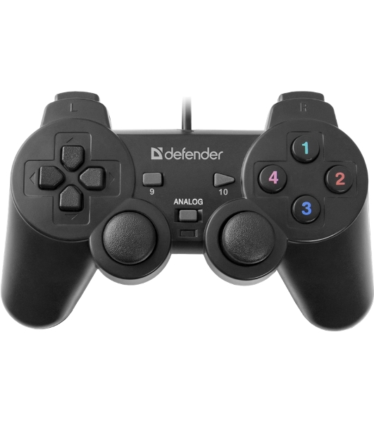 Геймпад Defender Omega USB, Проводной геймпад, 12 кнопок, 2 стика