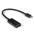 Кабель-переходник ExeGate EX284922RUS miniDisplayPort-HDMI ExeGate EX-mDPM-HDMIF-0.15 (mini20M/19F, 0,15м), фото 1
