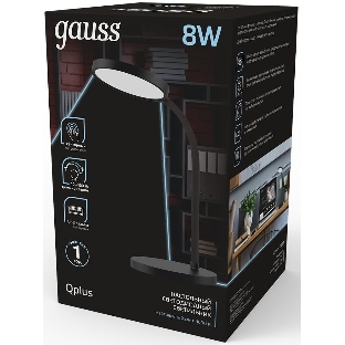Светильник Gauss GT5032 настольный на подставке черный 8Вт