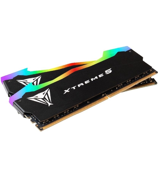 Оперативная память Patriot Viper Xtreme 5, DDR5, 32GB (2x16GB), 7600MHz, CL36, DIMM, с радиаторами, RGB, черный
