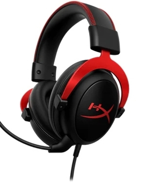 Гарнитура HyperX Cloud II красный, проводная, совместимость с консолями