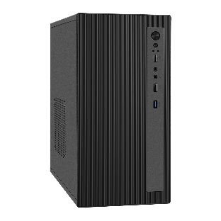 Компьютерный корпус Minitower ExeGate BAA-303MU-AAA450 (mATX, БП AAA450 с вент. 8см, 2*USB+1*USB 3.0, HD Audio, черный)