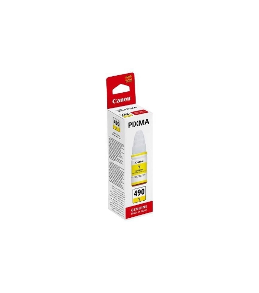 Чернила Canon GI-490Y 0666C001 желтый для Canon Pixma G1400/2400/3400 (70мл)