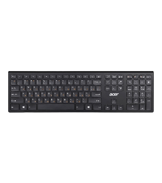 Комплект клавиатура и мышь Acer OKR030 ZL.KBDEE.005 Combo wilreless USB slim черный