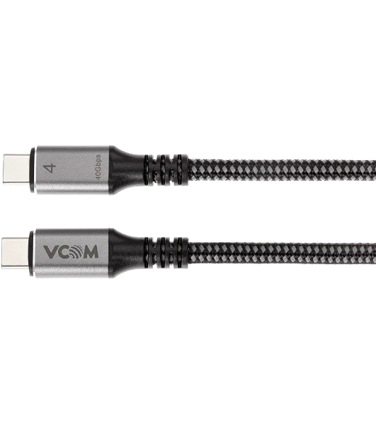 Кабель Thunderbolt4/USB4 Type-C, 5K@60Hz, 40Gbps, PD 100W, 5A, VCOM, 1.2м CU540M-1.2M