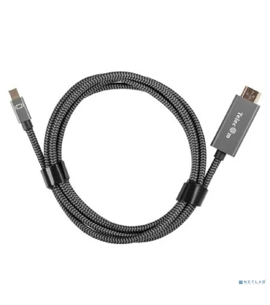 Кабель miniDisplayPort M-> HDMI M 4K@60Hz 1.8m Telecom,оплетка (TA562M-1.8M)