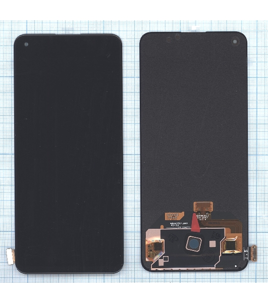 Дисплей для OnePlus Nord 2T в сборе с тачскрином OLED черный