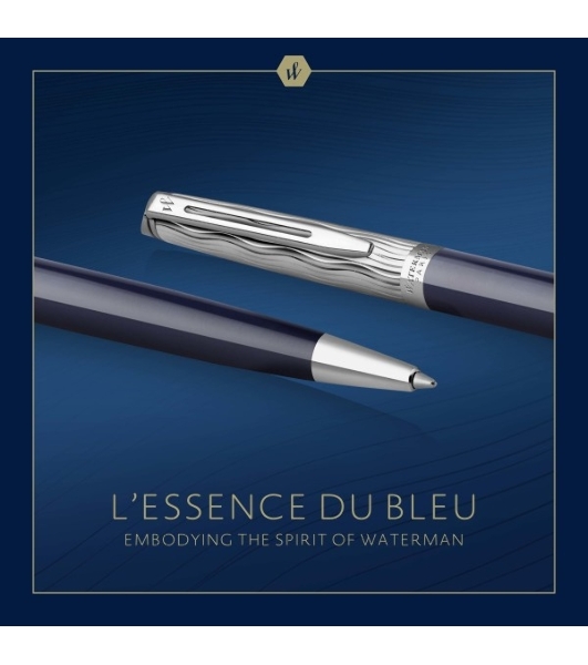 Ручка шариков. Waterman Hemisphere L`Essence du Bleu (CW2166470) LaqBlue CT M син. черн. подар.кор.