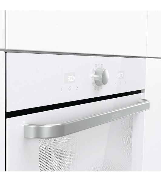 Духовой шкаф Gorenje BOS6737SYW, 77л, дверца с 2 стеклами, белый