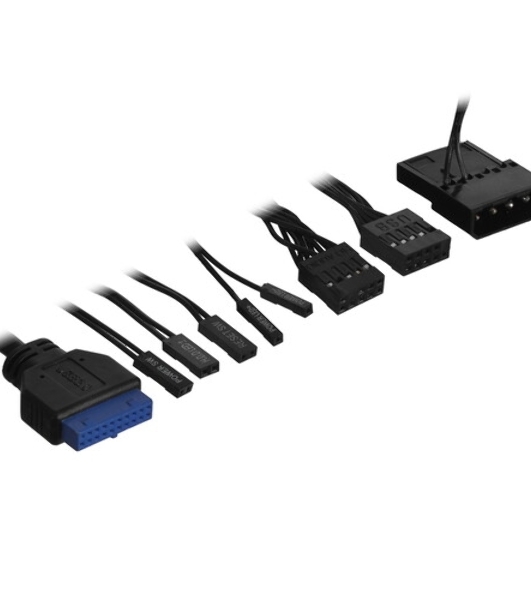 Компьютерный корпус Miditower ExeGate EVO-8243-EVO800 (ATX, БП EVO800RGb с вент. 12 см, 2хUSB+1хUSB 3.0, черный, 3 вент. с RGb подсветкой, боковая панель - закаленное стекло)