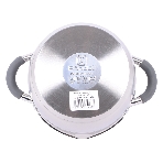 Кастрюля Rondell RDS-023 с\кр 18 см, (2,3л) Flamme (нерж.сталь 18/10,ручки из нерж.стали со вставкой силикон), фото3