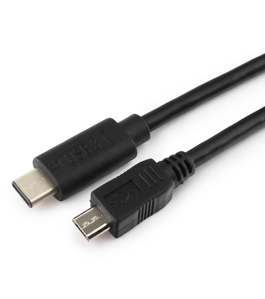 Кабель Cablexpert CCP-USB2-mBMCM-10 USB2.0 microBM/USB3.1TypeC, 3м, 