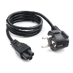 Кабель питания для ноутбуков Cablexpert PC-186-ML12-1M, 1м, Schuko- C5, 10А, пакет, фото2
