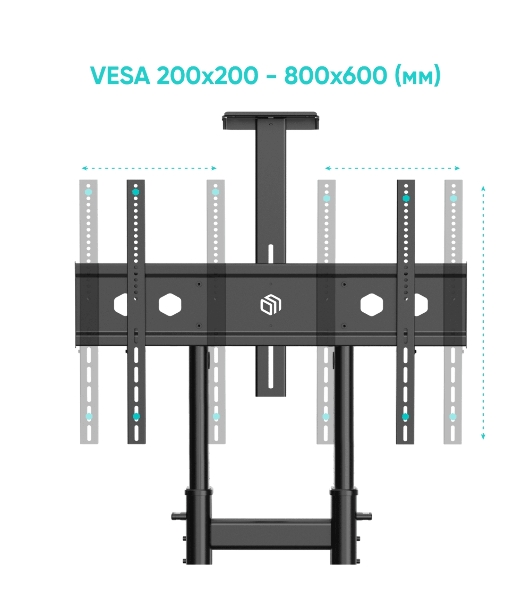 Стойка ONKRON TS1891 черный