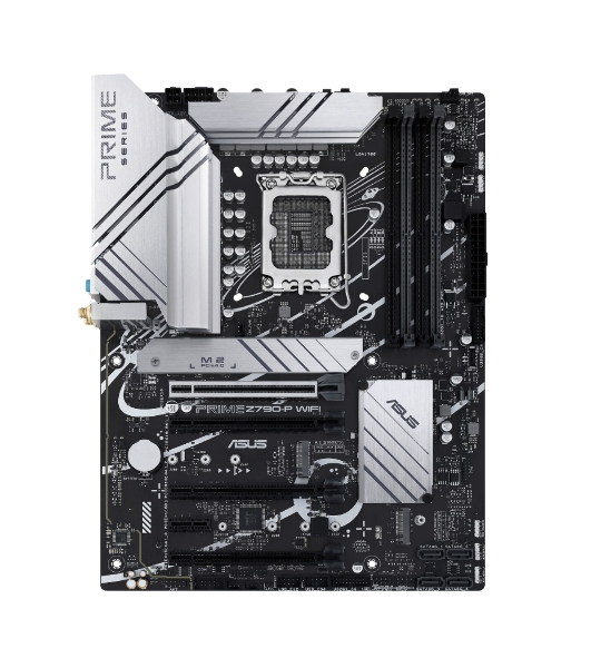Материнская плата ASUS PRIME Z790-P WIFI, LGA 1700, Intel Z790, 4xDDR5, 4xSATA, 3xM.2 PCIe 4.0 x4, 1xPCIe 5.0 x16, 3xPCIe x4, 1xPCIe x1, 1xHDMI, 1xDP, 1xUSB-C 3.2 Gen 2, 1xUSB 3.2 Gen 2, 2xUSB 3.2 Gen 1, 4xUSB 2.0, 1x 2.5Gb LAN, 3x3.5 мм, 7.1, ATX