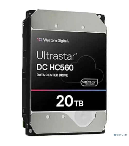 Жесткий диск Western Digital HDD SAS Server 20Tb Ultrastar DC HC560 7200 12Gb/s 512MB 1 year warranty