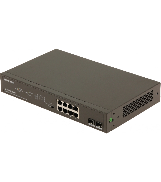 Коммутатор неуправляемый IP-COM G1110P-8-150W Ethernet 8GE+2SFP С 8-Портовым PoE