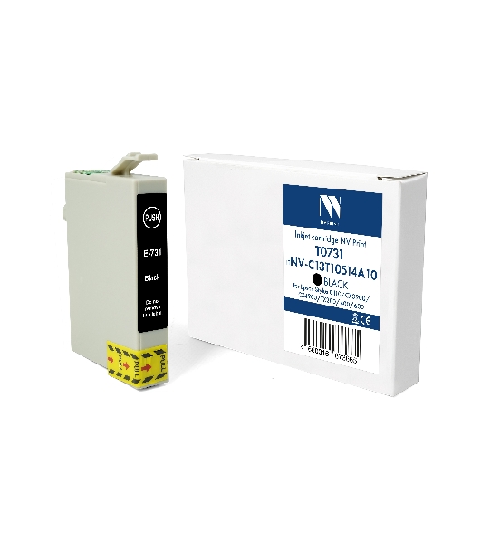 Картридж струйный NVPrint T0731 (NV-C13T10514A10) черный для Epson Stylus C110/СХ3900/CX4900/TX200/400/600 (15 мл) совместимый