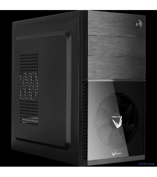 Компьютерный корпус Aerocool/Formula Cs-105, mATX, без БП, 187x361x355мм (ШxГxВ), USB 3.0 x1, USB 2.0 x1, металл 0,5мм, 120-мм вентилятор в комплекте, черный