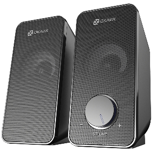 Акустическая система Oklick OK-122 2.0 черный 4Вт