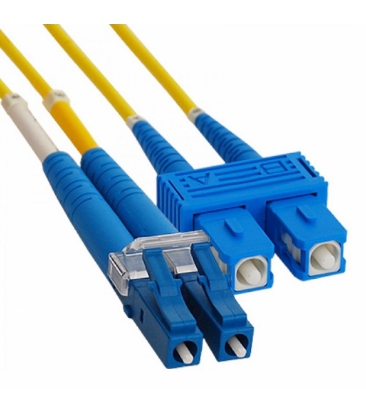 Патч-корд оптический переходной Rexant (SM), 9/125 (OS2), LC/UPC-SC/UPC, (Duplex), LSZH, 1м