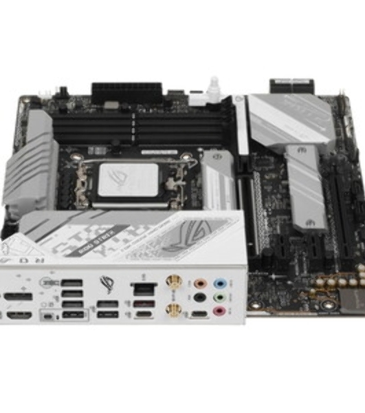Материнская плата ASUS ROG STRIX B760-G GAMING WIFI, LGA 1700, Intel B760, 4xDDR5, 4xSATA, 2xM.2, 1xPCIe 5.0 x16, 1xPCIe 4.0 x4, 1xHDMI, 1xDP, 1x 2.5Gb LAN, 1xUSB-A 3.2 Gen 2, 2xUSB-A 3.2 Gen 1, 4xUSB-A 2.0, 1xUSB-C 3.2 Gen 1, 1xUSB-C 3.2 Gen 2x2, 5x3.5 мм, 7.1, mATX