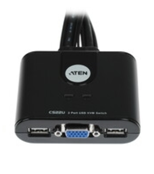 Переключатель ATEN CS22U-(A7) переключатель 2 PORT USB KVM SWITCH