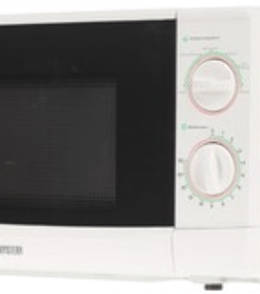 Микроволновая печь Mystery MMW-2012 белый, 20 л, 800 Вт, переключатели - поворотный механизм
