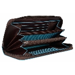 Кошелек женский Piquadro Blue Square PD3229B2/N черный натур.кожа, фото5