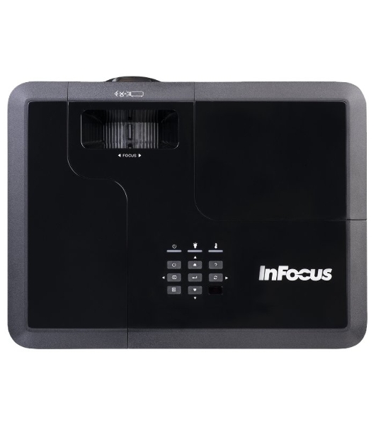Проектор INFOCUS IN136ST DLP, 4000 ANSI Lm,WXGA (1280x800), 28500:1, 0.521:1, 3.5мм in,Composite video, VGA, HDMI 1.4a x3 (поддержка 3D), USB-A (для SimpleShare и др.), лампа 15000ч.(ECO mode),3.5мм out, Monitor out(VGA),RS232,RJ45,21дБ, 4,5 кг.