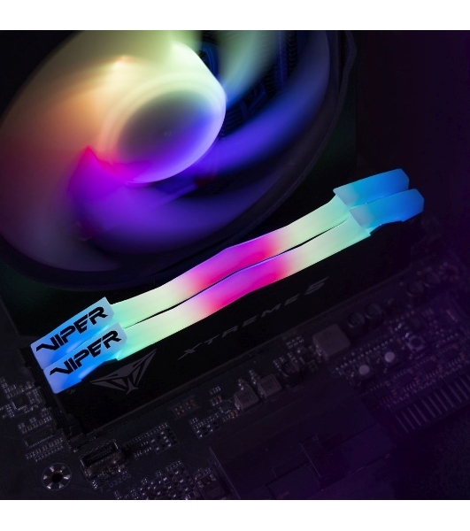 Оперативная память Patriot Viper Xtreme 5, DDR5, 32GB (2x16GB), 7600MHz, CL36, DIMM, с радиаторами, RGB, черный