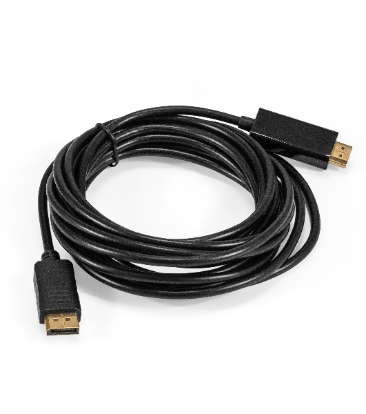 Кабель DisplayPort-HDMI ExeGate EX-CC-DP-HDMI-5.0 (20M/19M, 5м, экран)