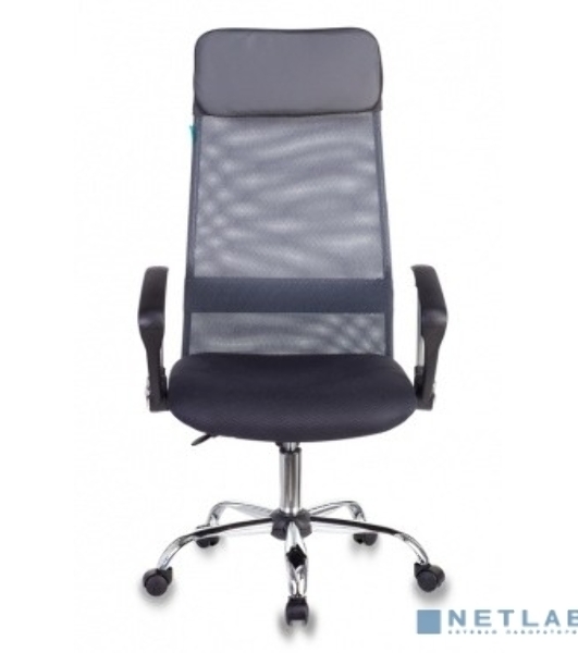 Кресло Бюрократ KB-6N/SL/DG/TW-12 TW-04 TW-12 серый, сетка