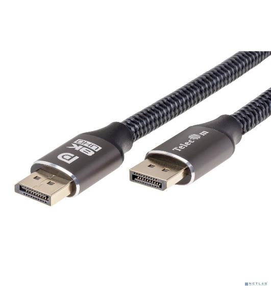 Кабель соединительный DP-DP 1.4V 8K@60Hz 2м, Telecom Pro TCG750-2M