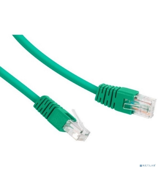Патч-корд UTP Cablexpert cat.5e 0.25м, литой, многожильный, зеленый