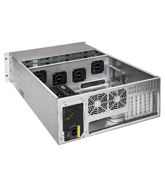 Серверный корпус ExeGate Pro 4U660-HS24 (RM 19', высота 4U, глубина 660, БП 1100PAS, 24xHotSwap, USB)