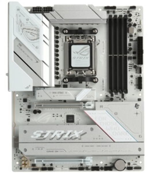 Материнская плата ASUS ROG STRIX B850-A GAMING WIFI, AM5, AMD B850, 4xDDR5, 2xSATA, 4xM.2, 1xPCIe 5.0 x16, 1xPCIe 4.0 x16, 1xPCIe x4, 1xDP, 1xHDMI, 1x2.5Gb LAN, 1xUSB-C 20Gbps, 1xUSB-C 10Gbps, 2xUSB-A 10Gbps, 4xUSB 5Gbps, 2xUSB-A 2.0, 3x3.5 мм, 7.1, ATX
