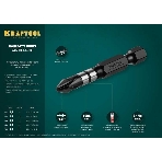 Биты KRAFTOOL Impact Pro, Philips, тип хвостовика E 1/4', PH2, 50мм, 10шт, в пластиковом боксе, фото4