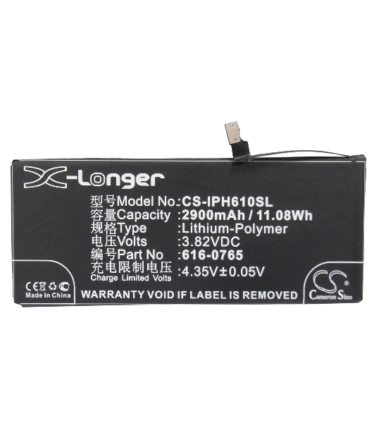 Аккумулятор CameronSino CS-IPH610SL для iPhone 6 Plus 3.82V, 2900mAh, 11.08Wh