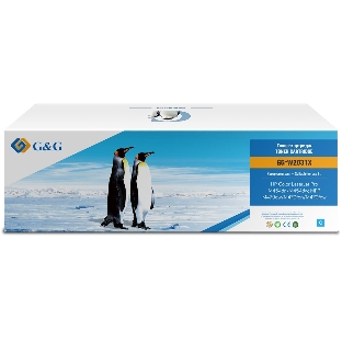 Картридж лазерный G&G GG-W2031X, 415X голубой (6000 стр.) для HP LJ M454/MFP M479