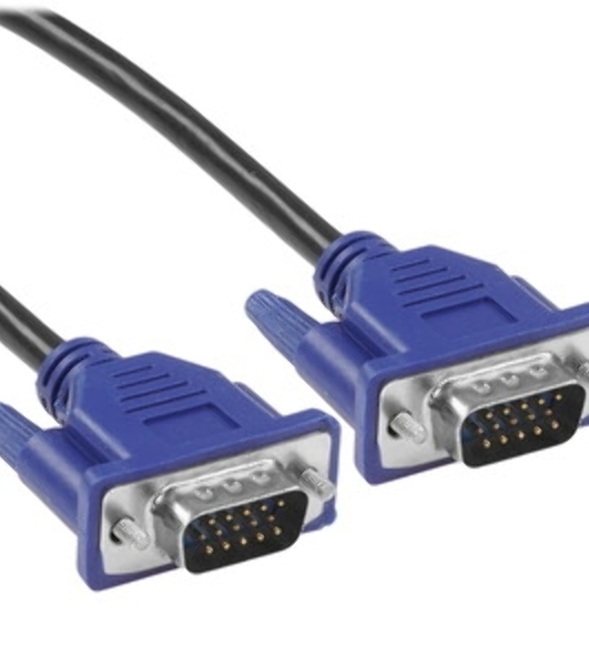 Кабель VGA Pro Cablexpert CC-PVGA-1.8M, 15M/15M, 1.8м, экран, феррит. кольца, пакет