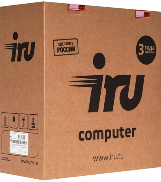 Компьютер IRU Tactio 520B6SB MT Ryzen 5 8500G (3.5) 16Gb SSD 512Gb RGr FreeDOS 2.5Gigabit 450W черный (RUS) (2116603)