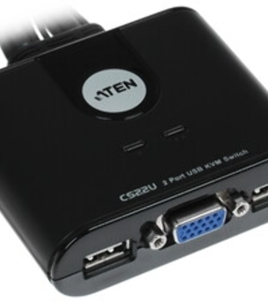 Переключатель ATEN CS22U-(A7) переключатель 2 PORT USB KVM SWITCH