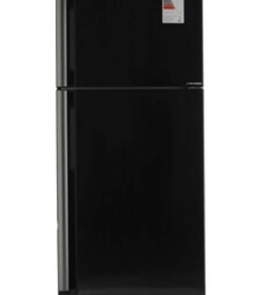 Холодильник Sharp SJ-XE55PMBK черный двухкамерный 388/148л морозилка сверху, No Frost
