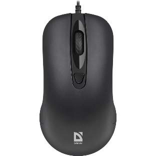 Мышь проводная Defender Classic MB-230 черный, 1600 dpi, USB, кнопки - 4