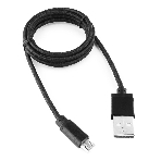 Кабель Gembird USB 2.0 Cablexpert AM/microBM 5P, 1м, нейлоновая оплетка, алюминиевые разъемы, черный, пакет, фото5