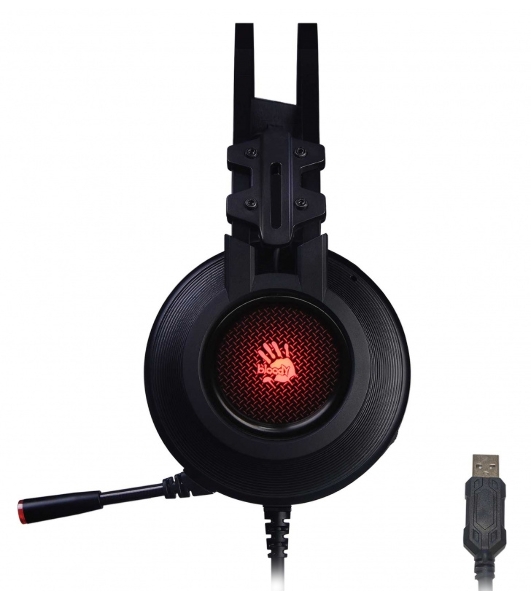 Гарнитура Bloody G525 чёрный, проводная, подсветка