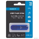 Флешка USB Maxvi P1 (FD16GBUSB20C10P1 blue), 16Gb, USB 2.0, R/W 12/5, синий, фото5