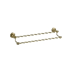 Держатель для полотенец Potato Bronze настенный, двойной 65 см P2609 антикварная бронза, фото3