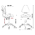 Кресло Бюрократ KD-4/PENCIL-GN зеленый, ткань, 120 кг, фото13